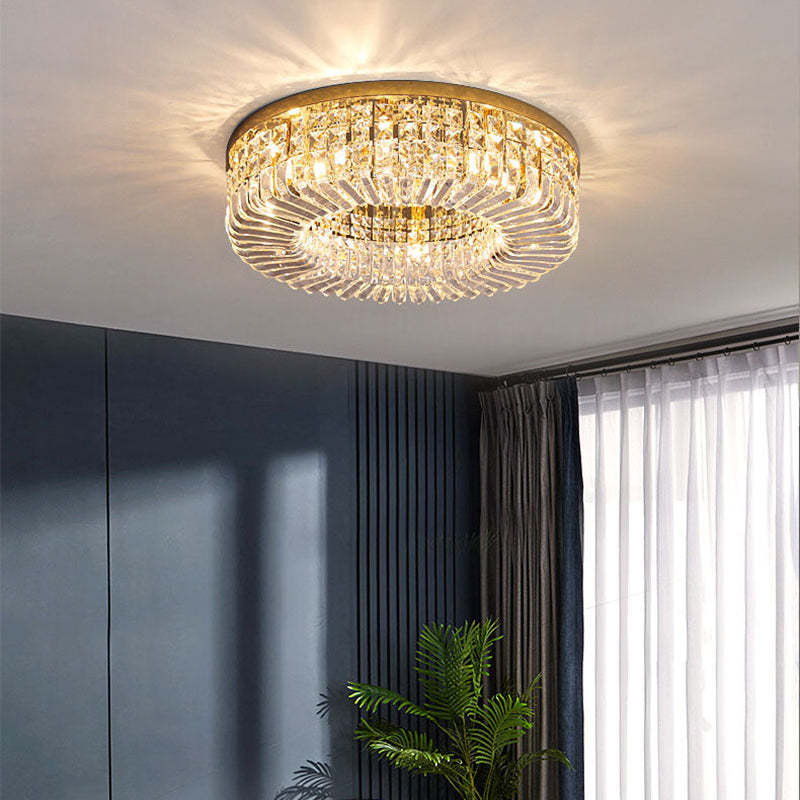 Kristy Lusso Cristallo LED Metallo/Cristallo Plafoniera Candeliere Oro