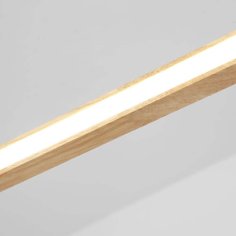 Muto Bellissimo LED Lampade a Sospensione Legno Ovale Contemporanee