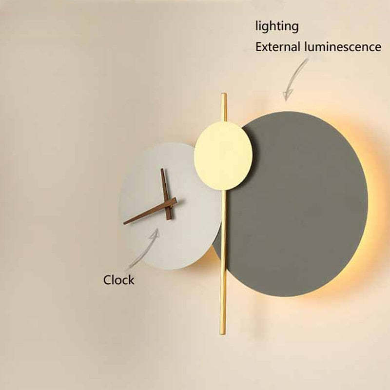 Arisha Moderno LED Orologio Design Applique da Parete Soggiorno/Camera da Letto