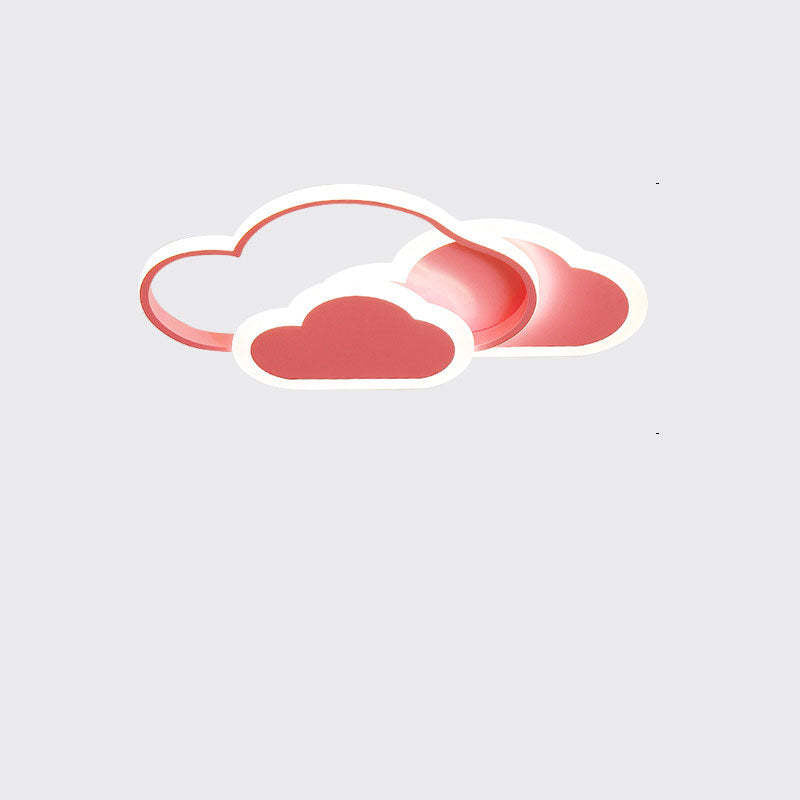 Arisha Moderne LED Plafoniere Cavo al Soffitto di Una Gru a Forma Nuvolosa Bianco/Rosa