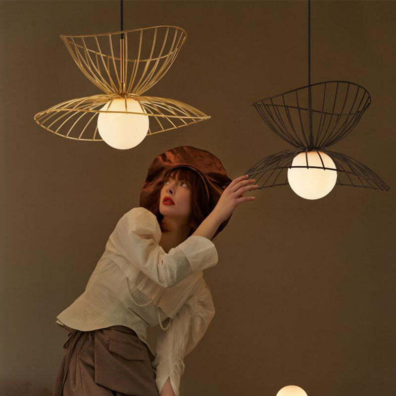 Renée Moderne LED Lampade a Sospensione Metallo Oro/Nero Cucina