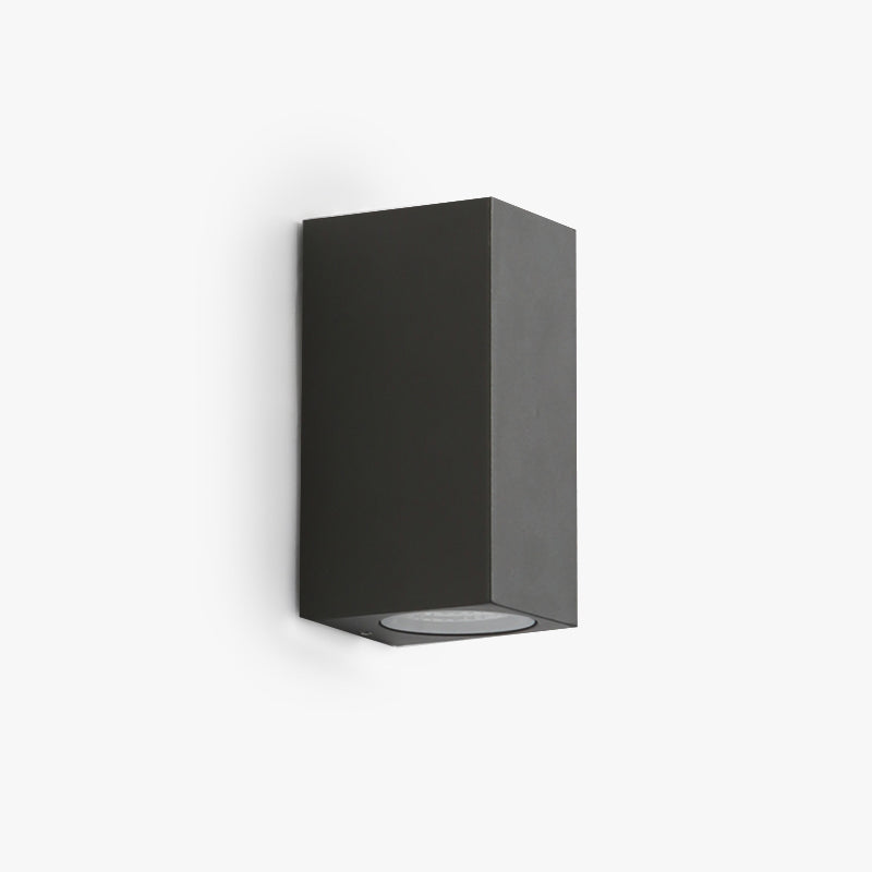 Ray Moderne LED Lampade da Esterno Metallo Nero Quadrato Minimalista