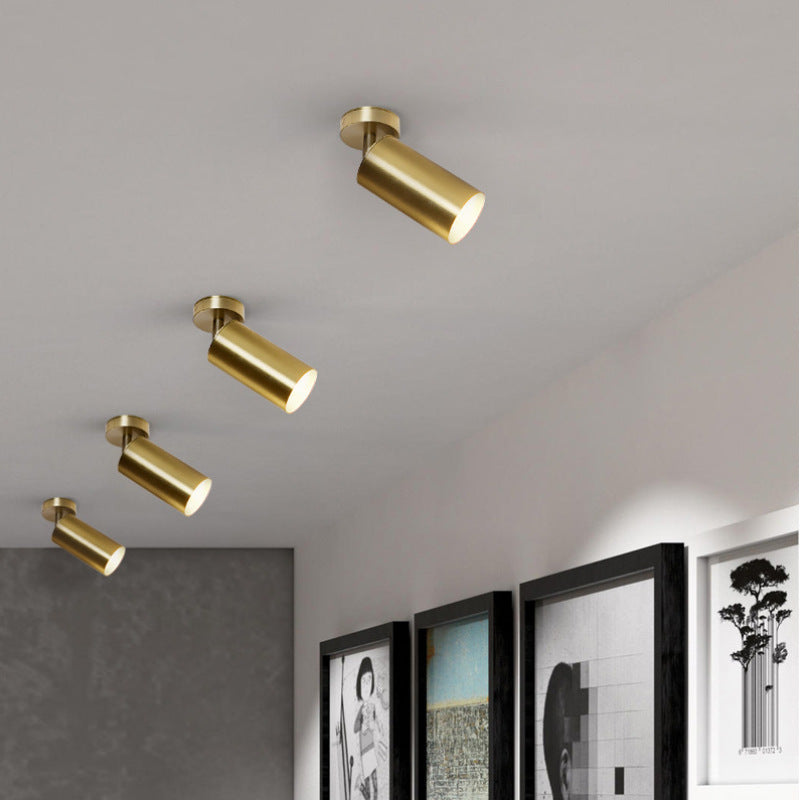 Arisha Moderna lED Piccolo Applique/Plafoniere Metallo Ora Cilindro Soggiorno/Camera da Letto