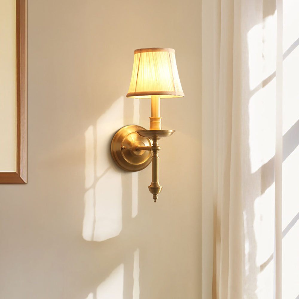 Tiffany Vanità Metallo Tessuto Applique Camera da Letto/Sala da Pranzo