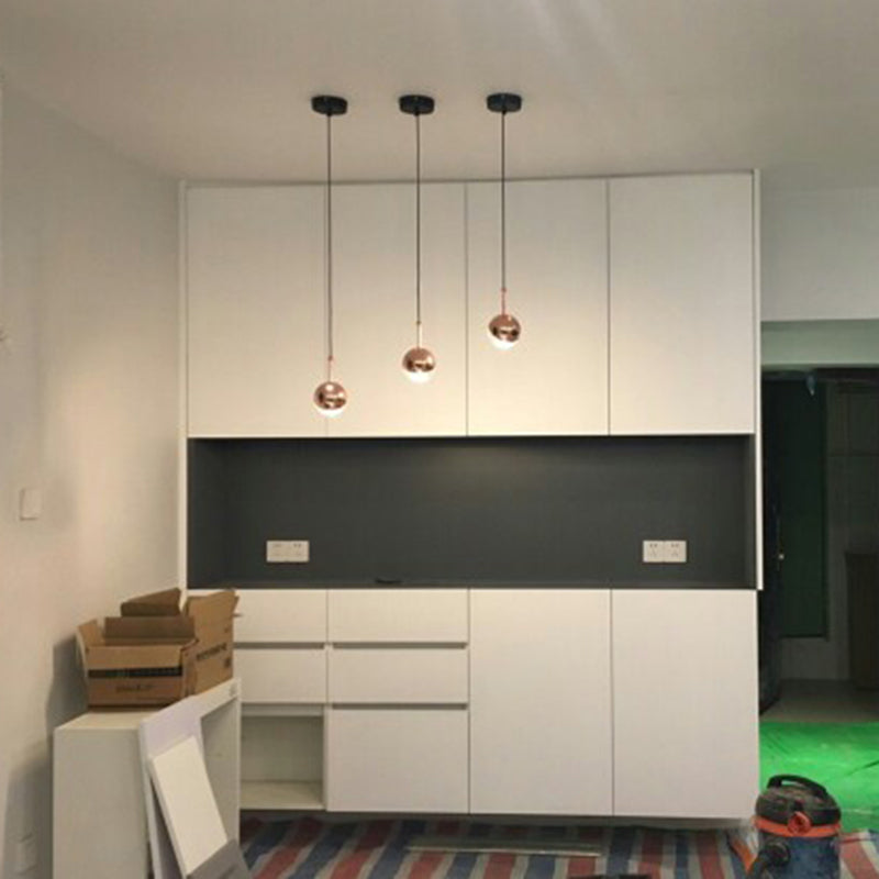 Valentina Moderno LED Palla Metallo/Vetro Lampade a Sospensione Oro/Rosa Soggiorno/Camera da Letto/Sala da Pranzo/Sala Studio
