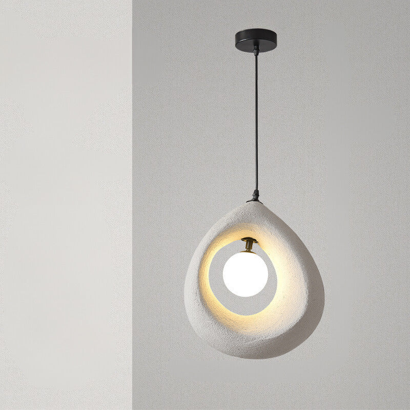 Avi Moderno PVC Sospensione Bianco Grigio Camera da letto Soggiorno