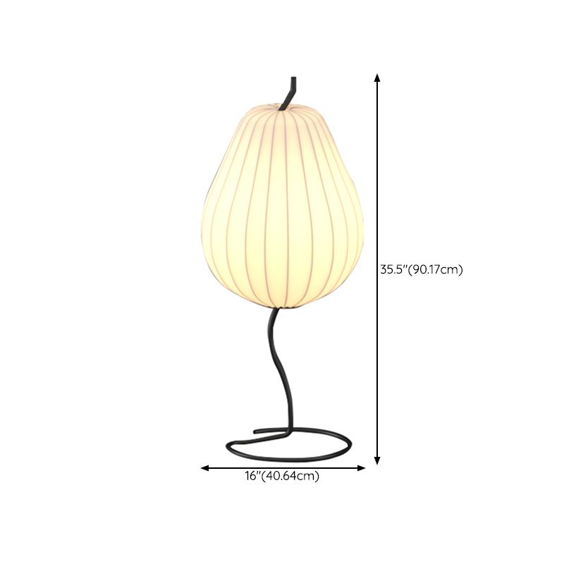 Ritta Moderno Pera Forma LED Lampade da Terra Tessuto/Metallo Soggiorno
