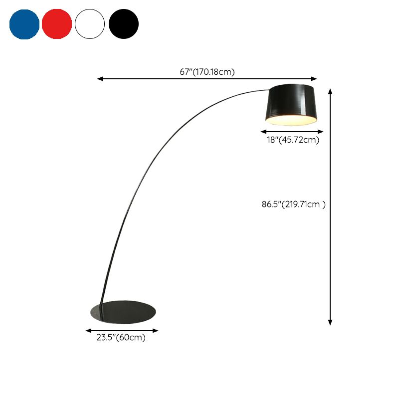 Tiffany Design LED Lampade da Terra Arco Metallo Camera da Letto