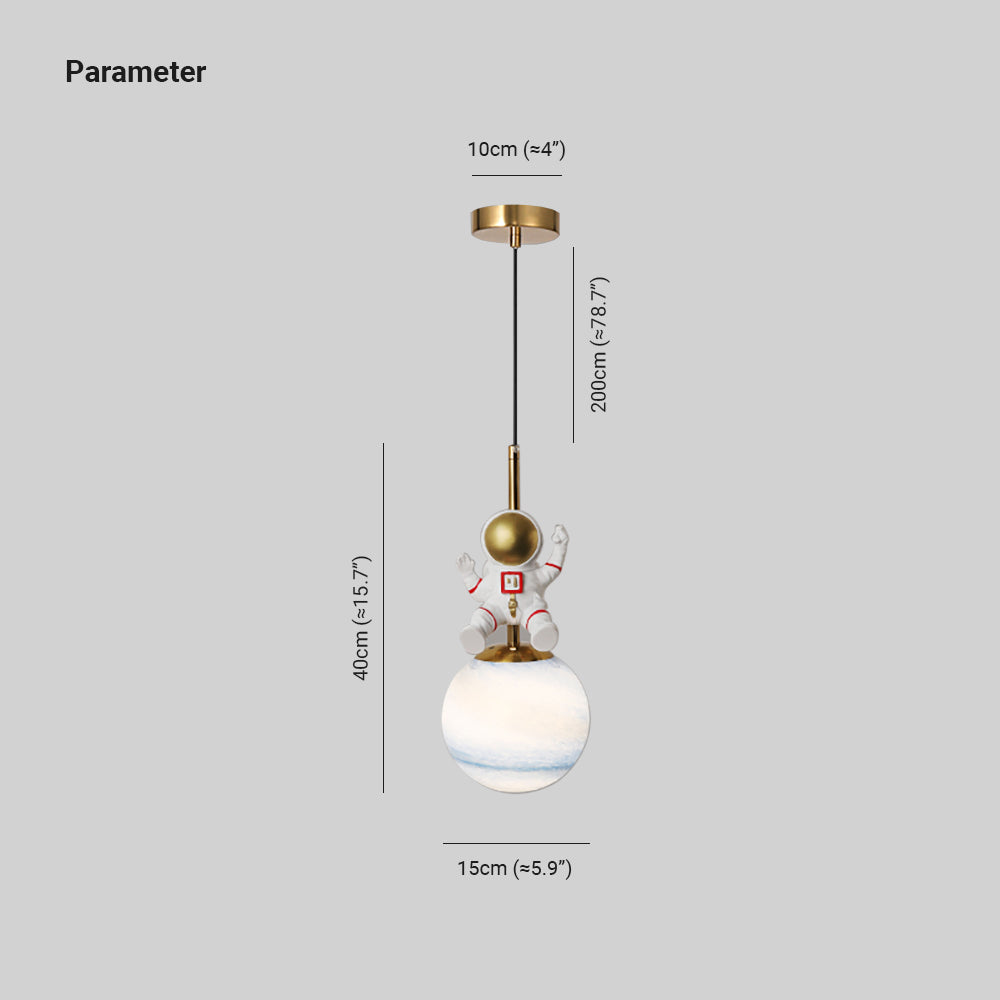 Arisha Design Luna Metallo Acrilico Lampade a Sospensione Oro