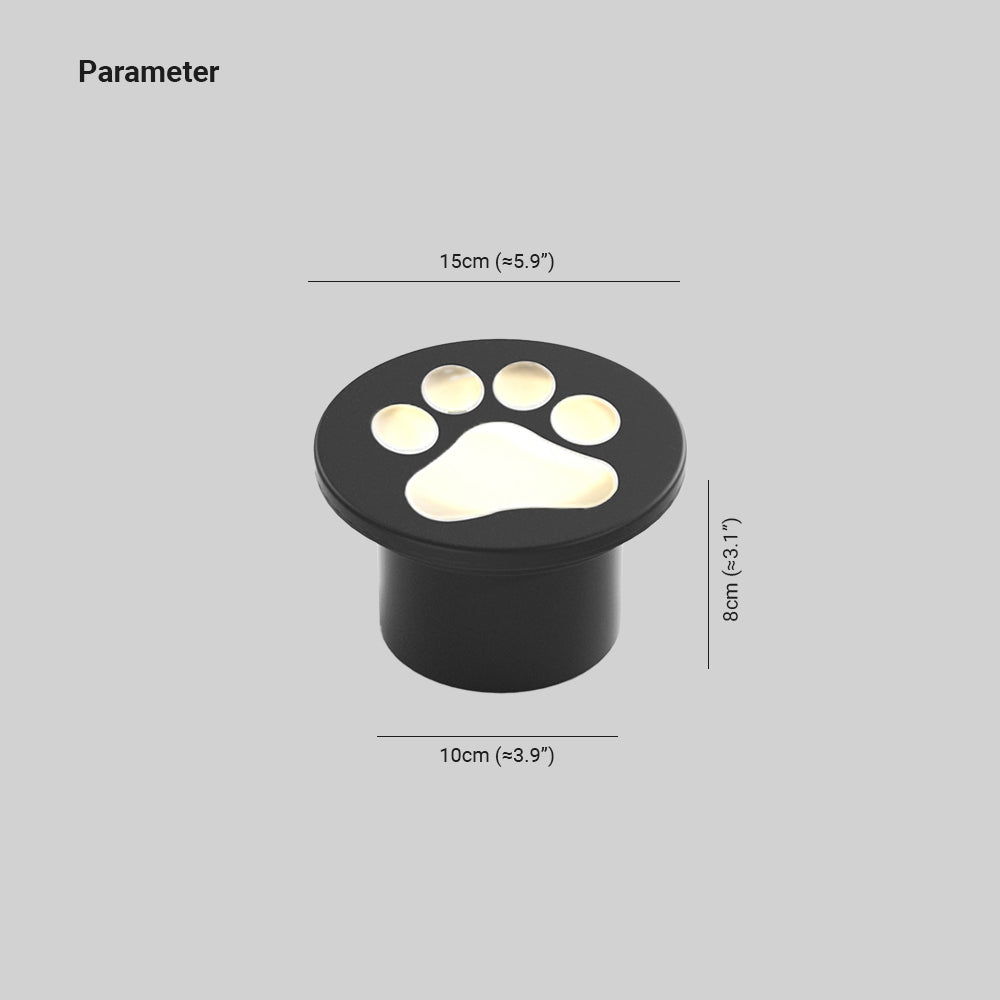 Ray Moderno Lampade da Esterno Zampa di Gatto Metallo Acrilico Giardino