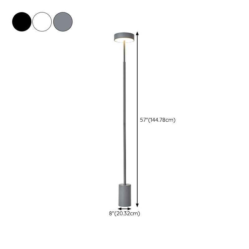 Arisha Design LED Lampada da Terra Metallo/Acrilico Salotto Moderno Minimalista Semplice