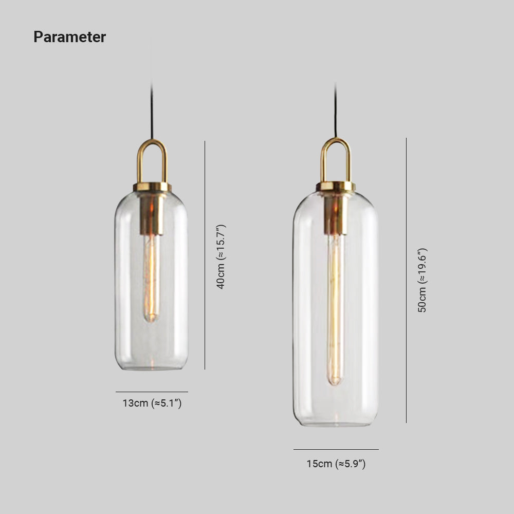 Valentina Moderno LED Lampade a Sospensione Cancella Vetro Cilindro Soggiorno/Camera da Letto