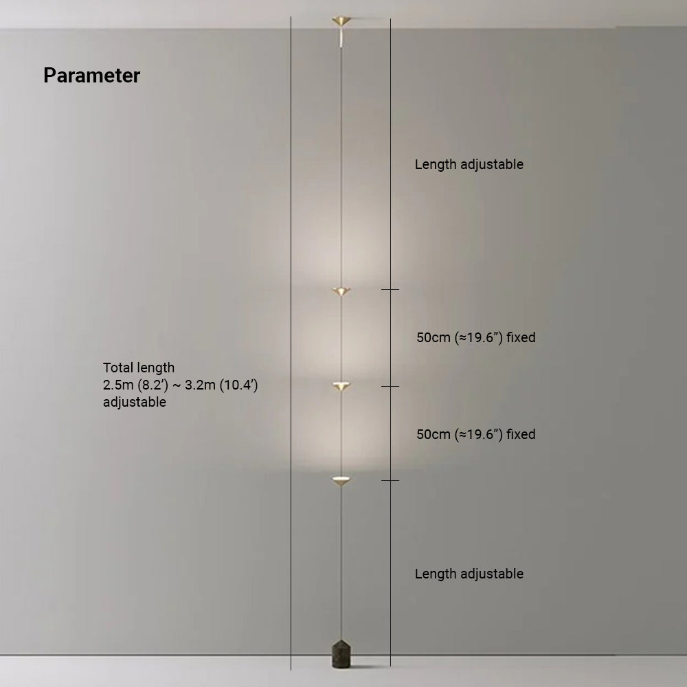Mira Minimalista LED Insolito Lampade da Terra Metallo Lineare Snello