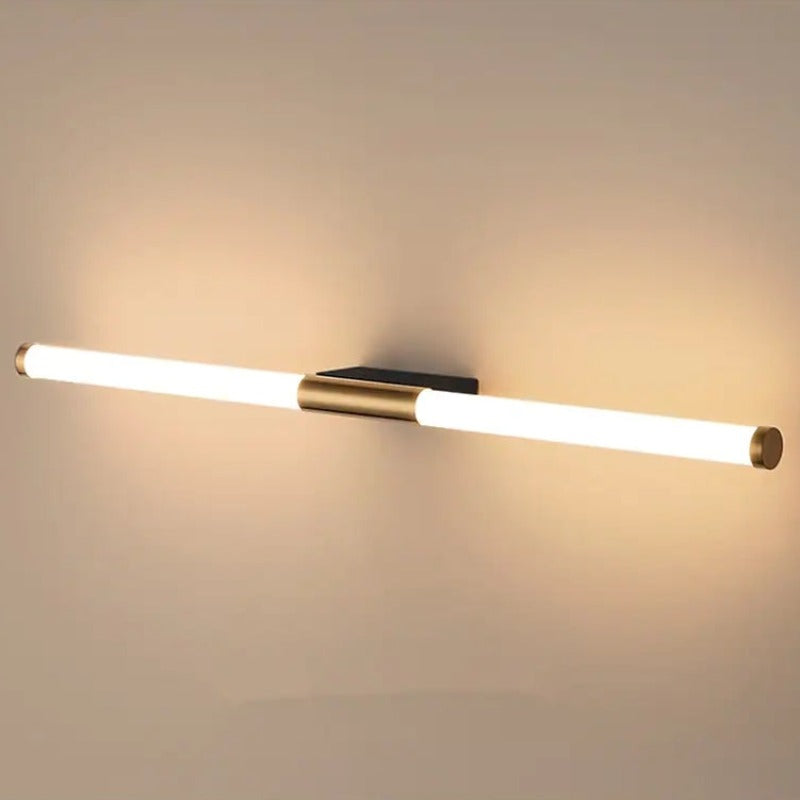 Arisha Moderno LED Applique Metallo Linea Acrilico Oro