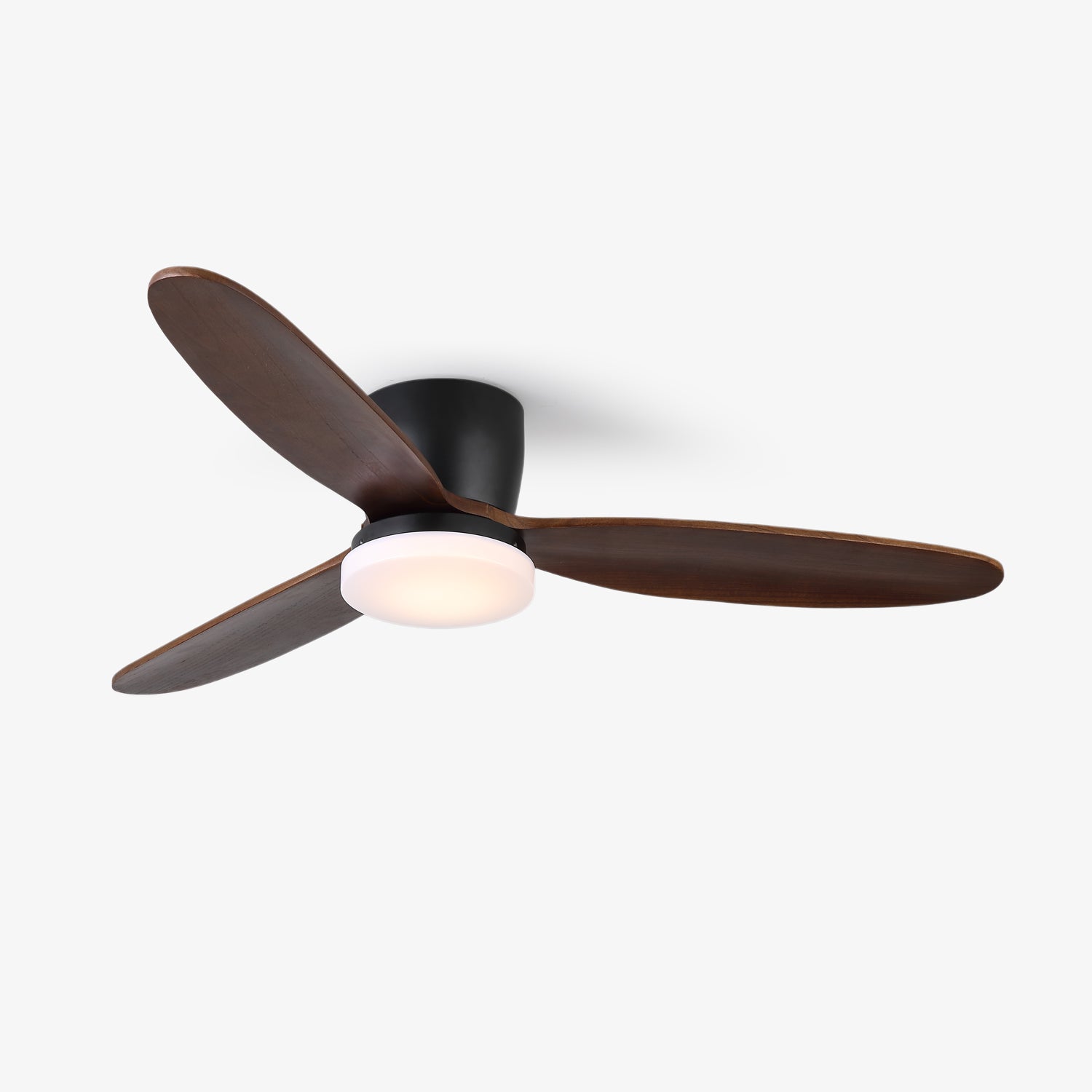 Ventilatore da Soffitto Athyrs in Noce e Bianco