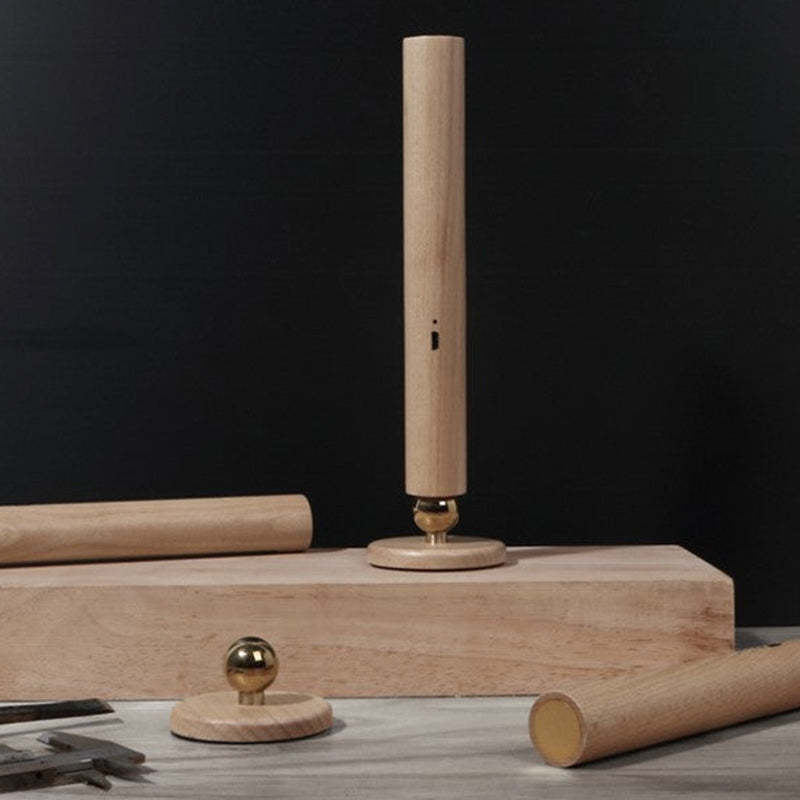 Muto Moderne Design LED Applique Legno/Metallo Ruotabile/Rimovibile