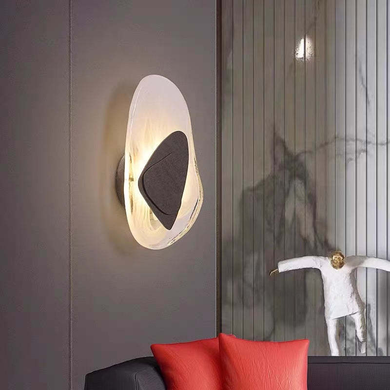 ArishaModerno LED Arte Deco Irregolare Applique Metallo/Acrilico Nero/Oro