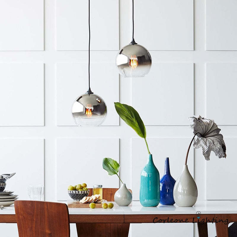 Arisha Design LED Lampada a Sospensione Globo