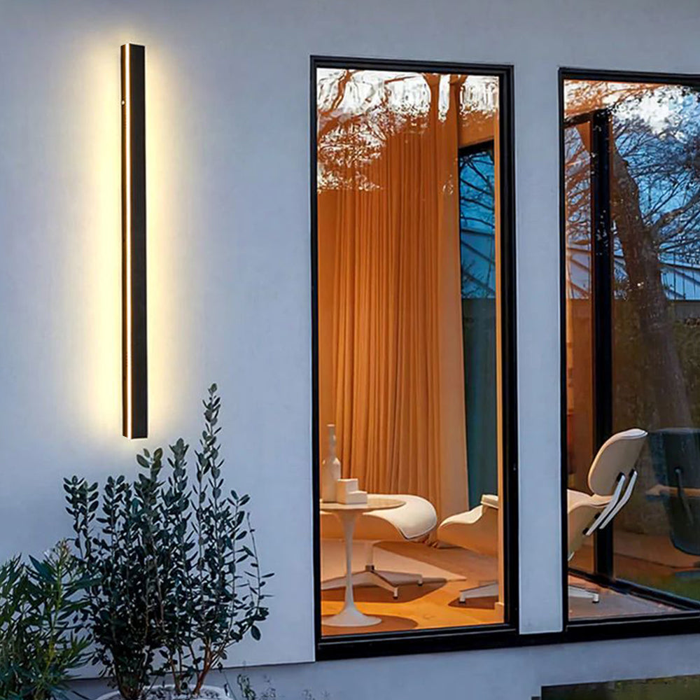 Ray Applique da Esterni Metallo Lineare Balcone Terrazza Minimalista