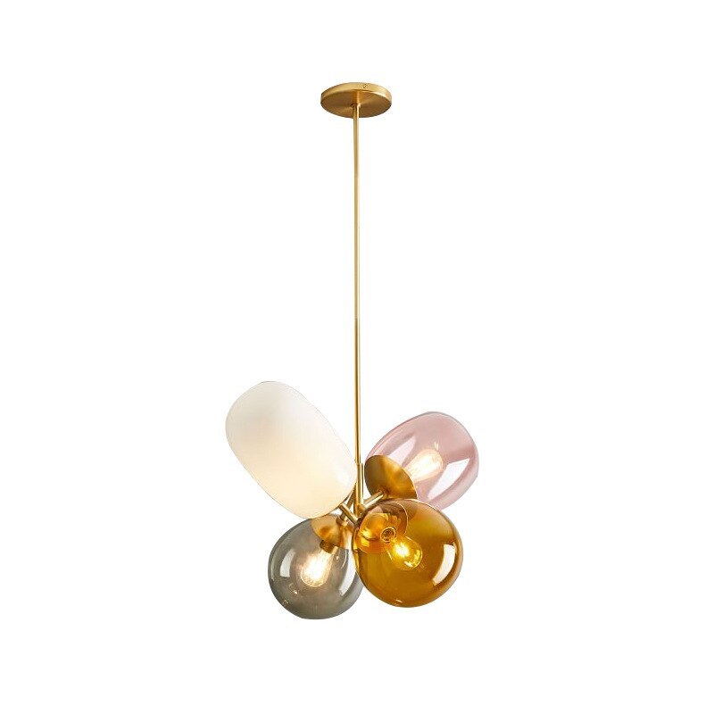 Valentina Design LED Vetro Colorate Palloncino Creative Lampade a Sospensione Metallo Vetro Soggiorno/Camera da Letto