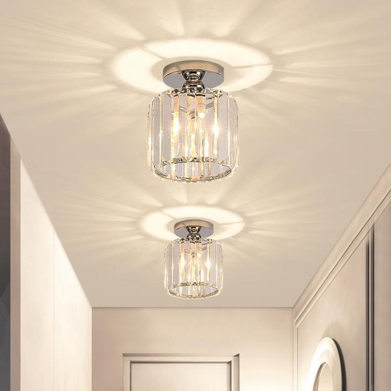 Arisha Moderna LED Plafoniera Metallo/Acrilico Nero/Argento/Oro Trasparente Soggiorno/Camera da Letto