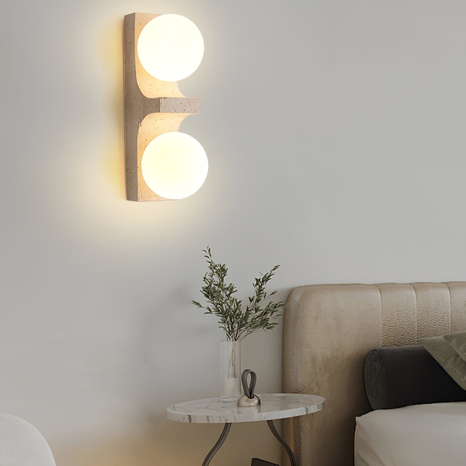 Umiren Travertine Wall Light - Neutralighting
