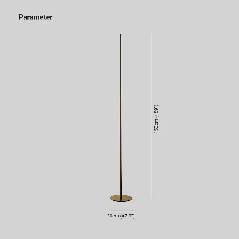 Arisha Minimalista Moderna LED Lampada da Terra Lineare