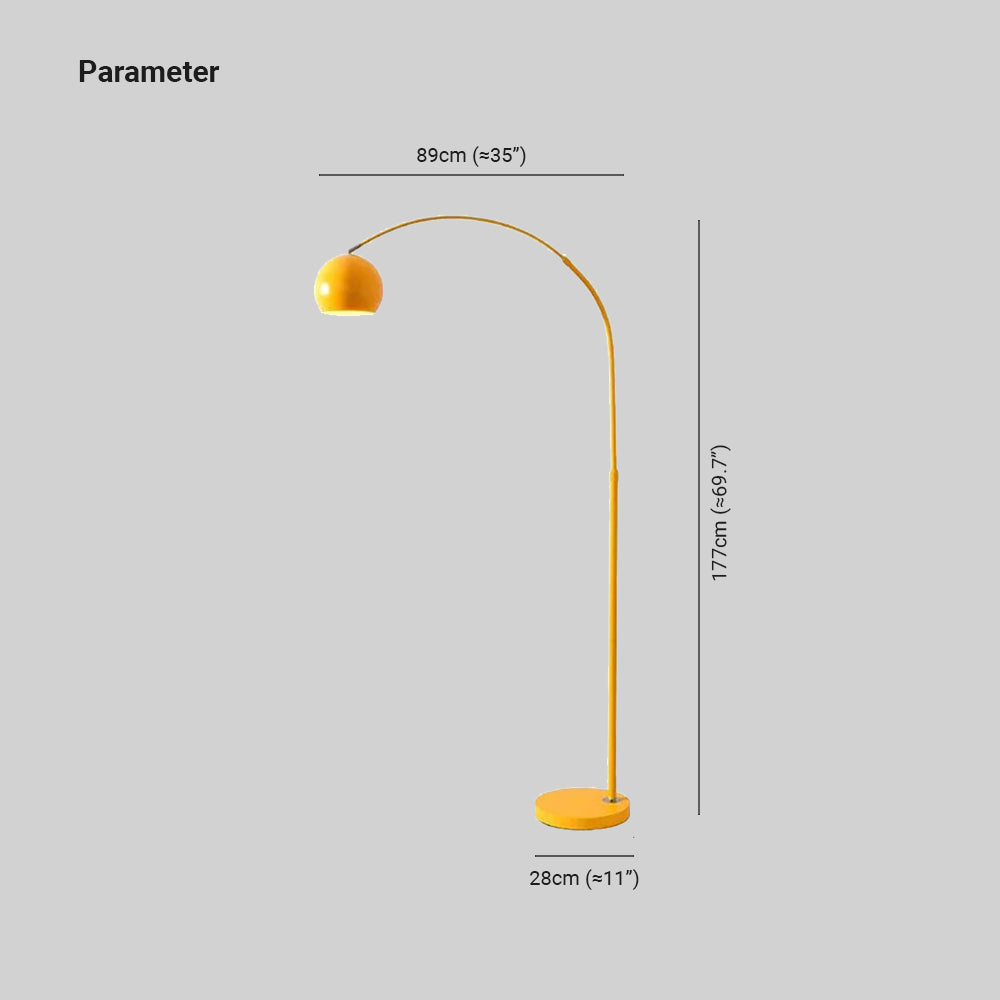 Mira Moderna LED Lampada da Terra Metallo Colorato Bellissimo