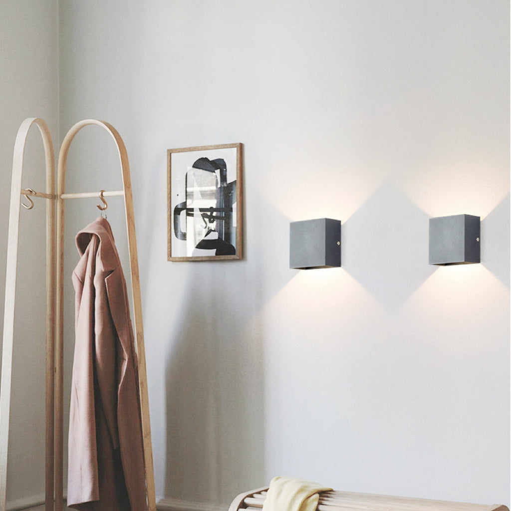 Ray Applique da Esterni Quadrato Regolabile LED