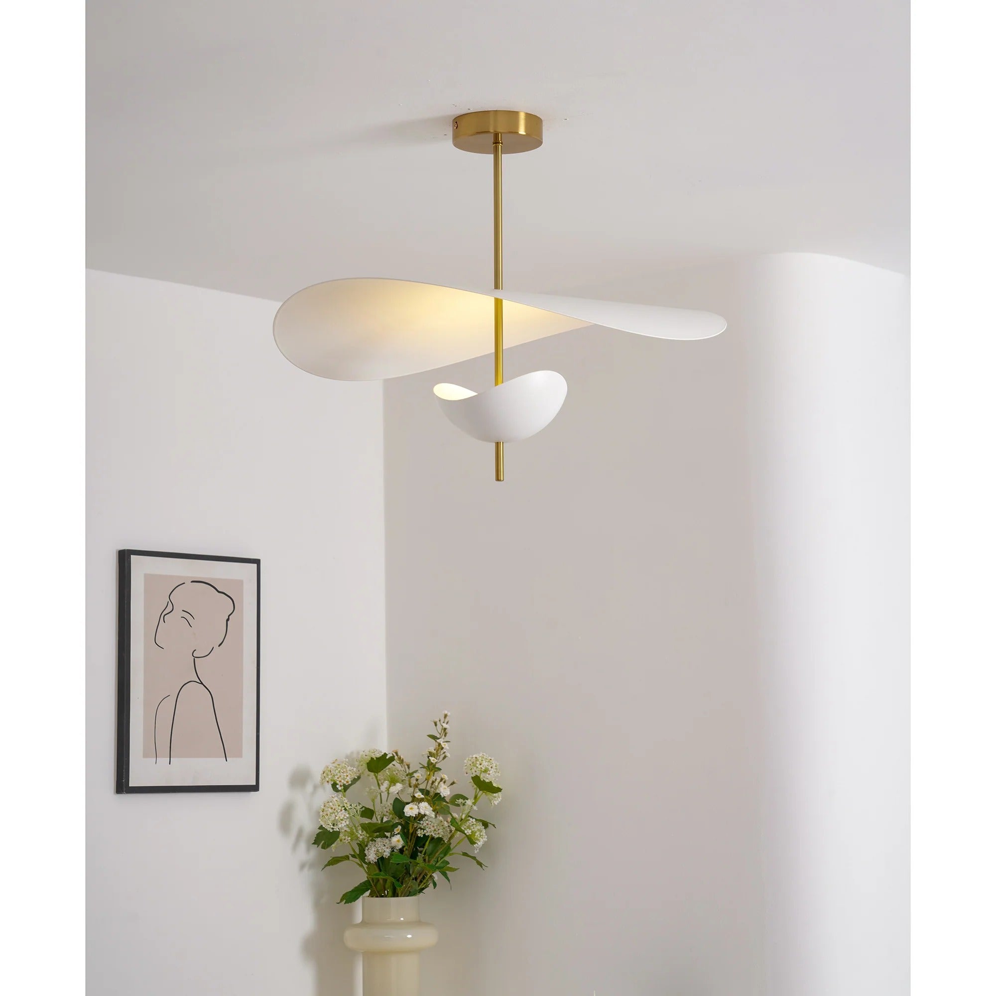 Unorara Lampada a Sospensione Premium Nordica Sospesa