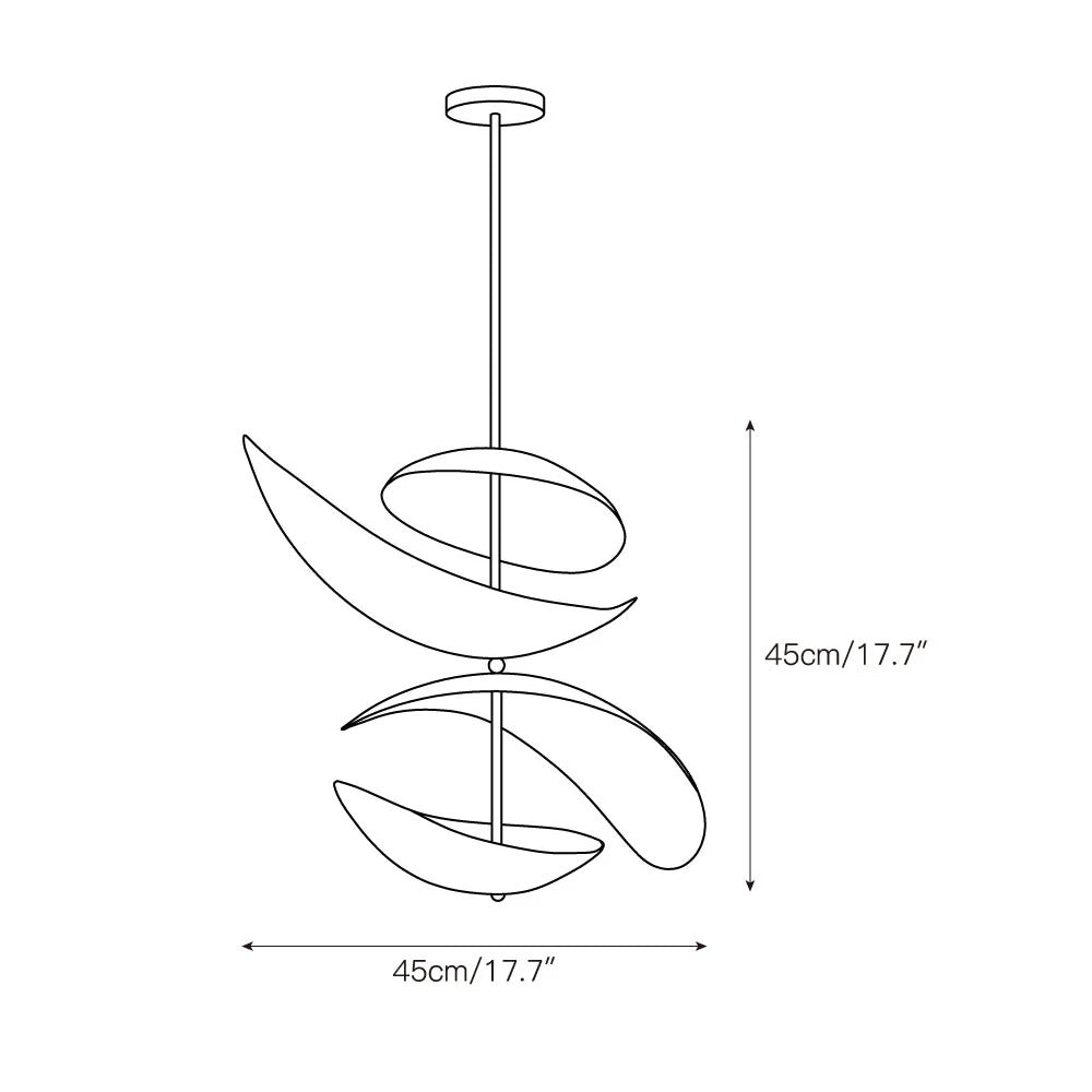 Unorara Lampada a Sospensione Premium Nordica Sospesa