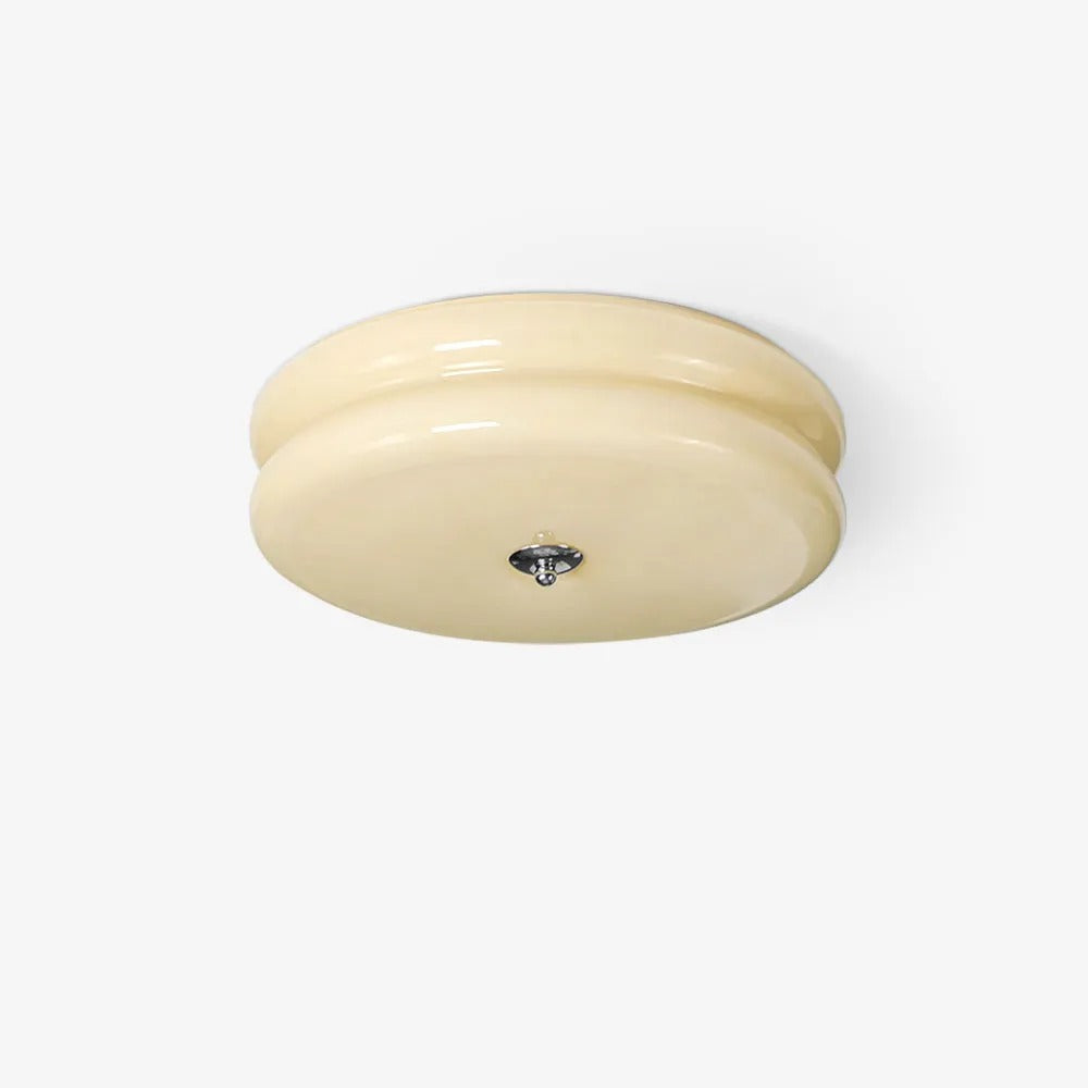 Valentina Lampada da Soffitto Tonda a Incasso Vintage a Due Strati