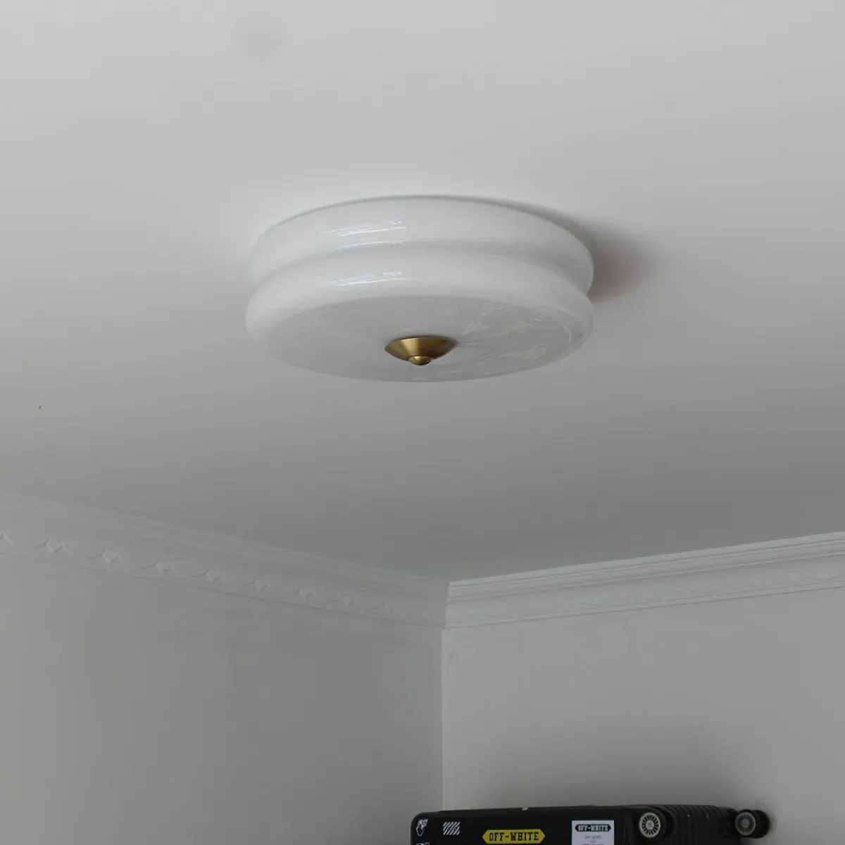Valentina Lampada da Soffitto Tonda a Incasso Vintage a Due Strati