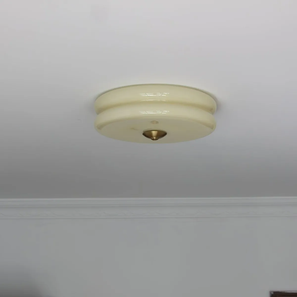 Valentina Lampada da Soffitto Tonda a Incasso Vintage a Due Strati
