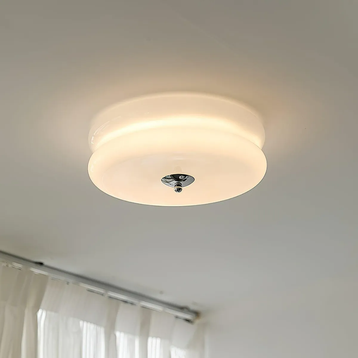 Valentina Lampada da Soffitto Tonda a Incasso Vintage a Due Strati