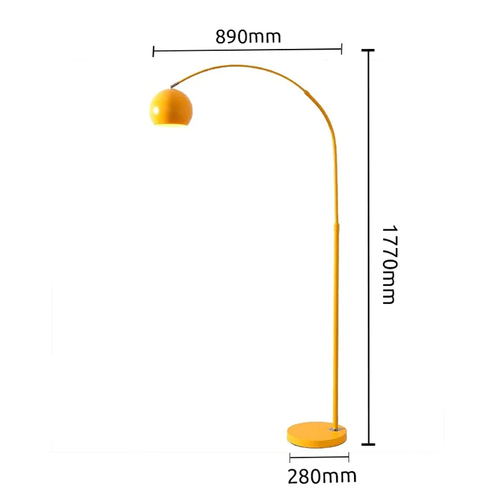 Mira Moderna LED Lampada da Terra Metallo Colorato Bellissimo