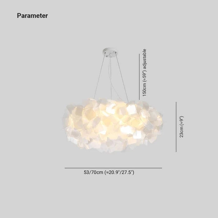 Aria Moderna LED Lampada a Sospensione Decorazione Floreale