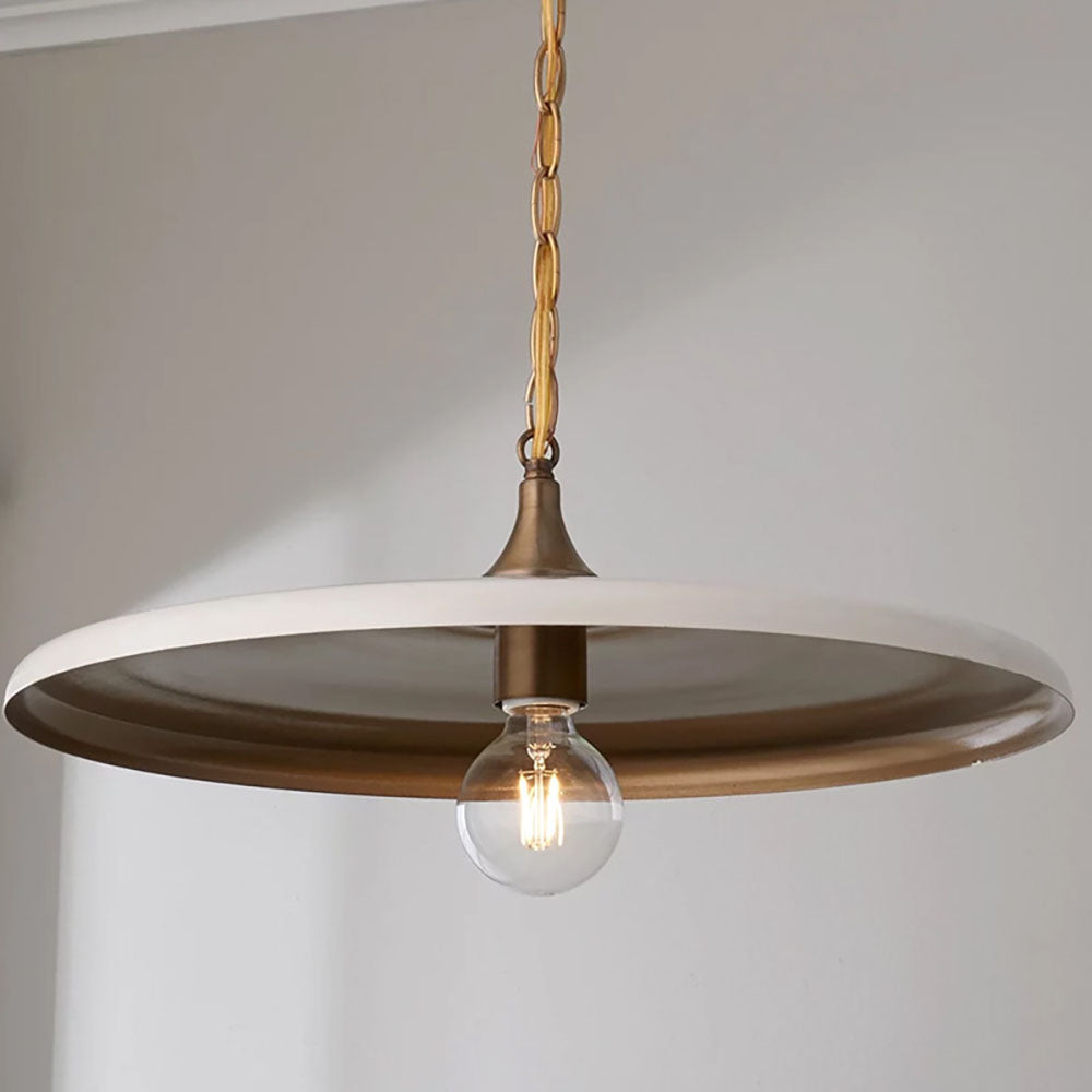 Silva Industria Vintage Metallo Lampade a Sospensione Bianco Soggiorno