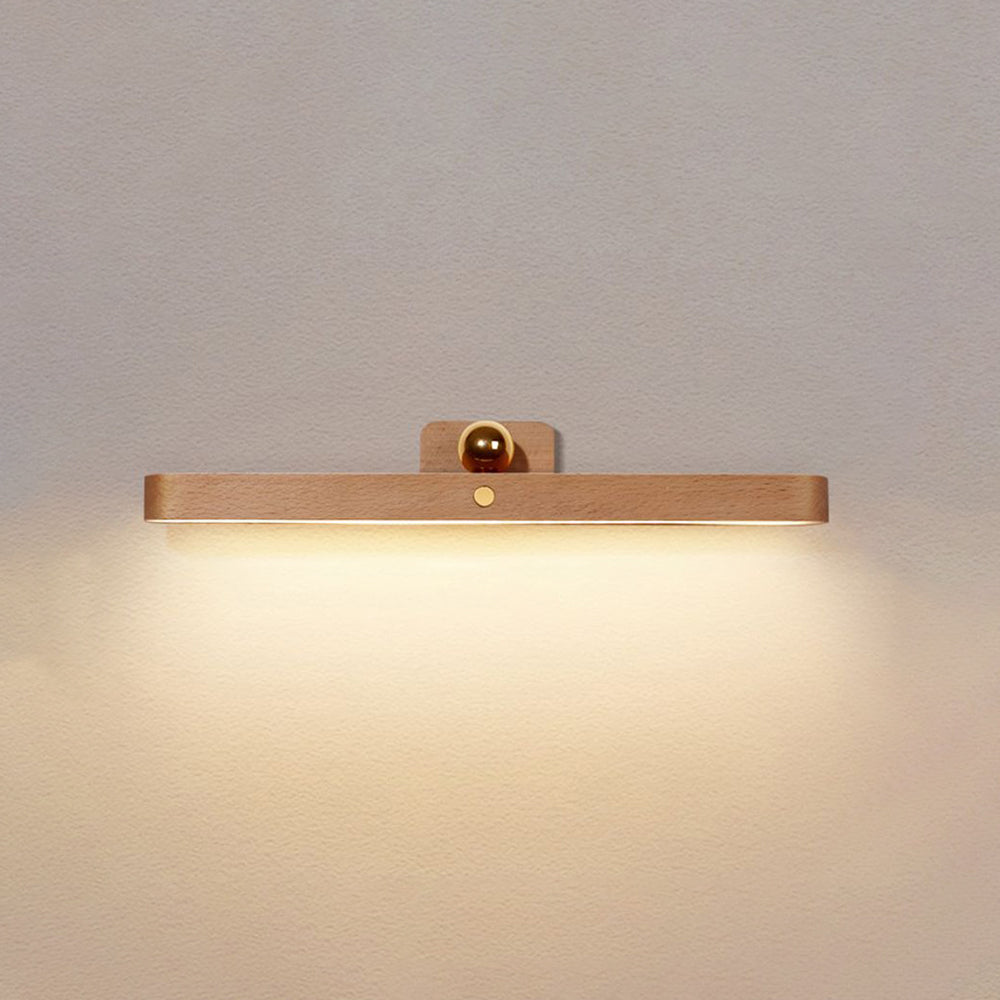 Muto Moderno LED Applique Ovale Legno Acrilico Metallo Soggiorno/Camera da Letto/Sala Studio
