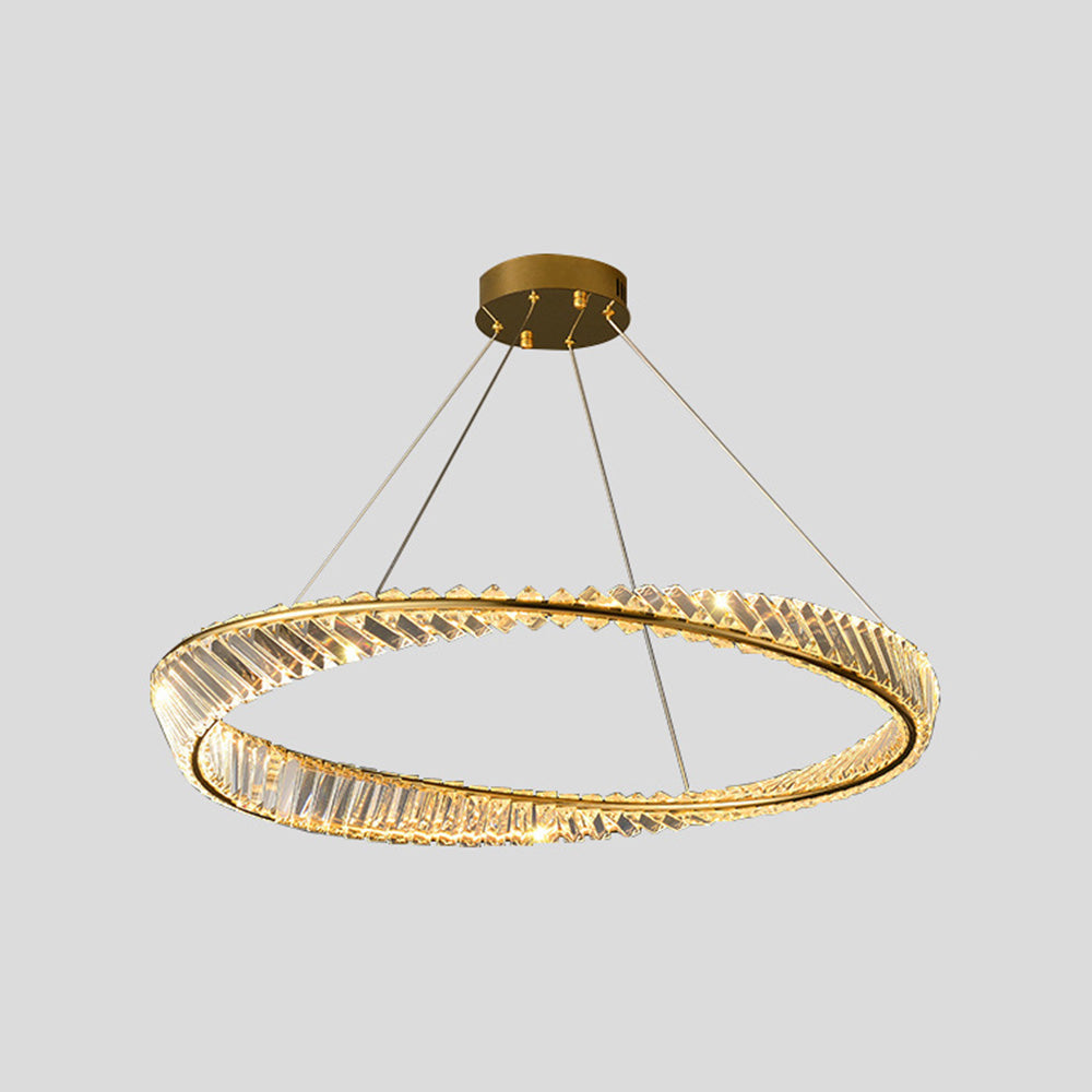 Kirsten Moderni LED Lampadario Oro Metallo/Vetro Soggiorno/Camera da Letto