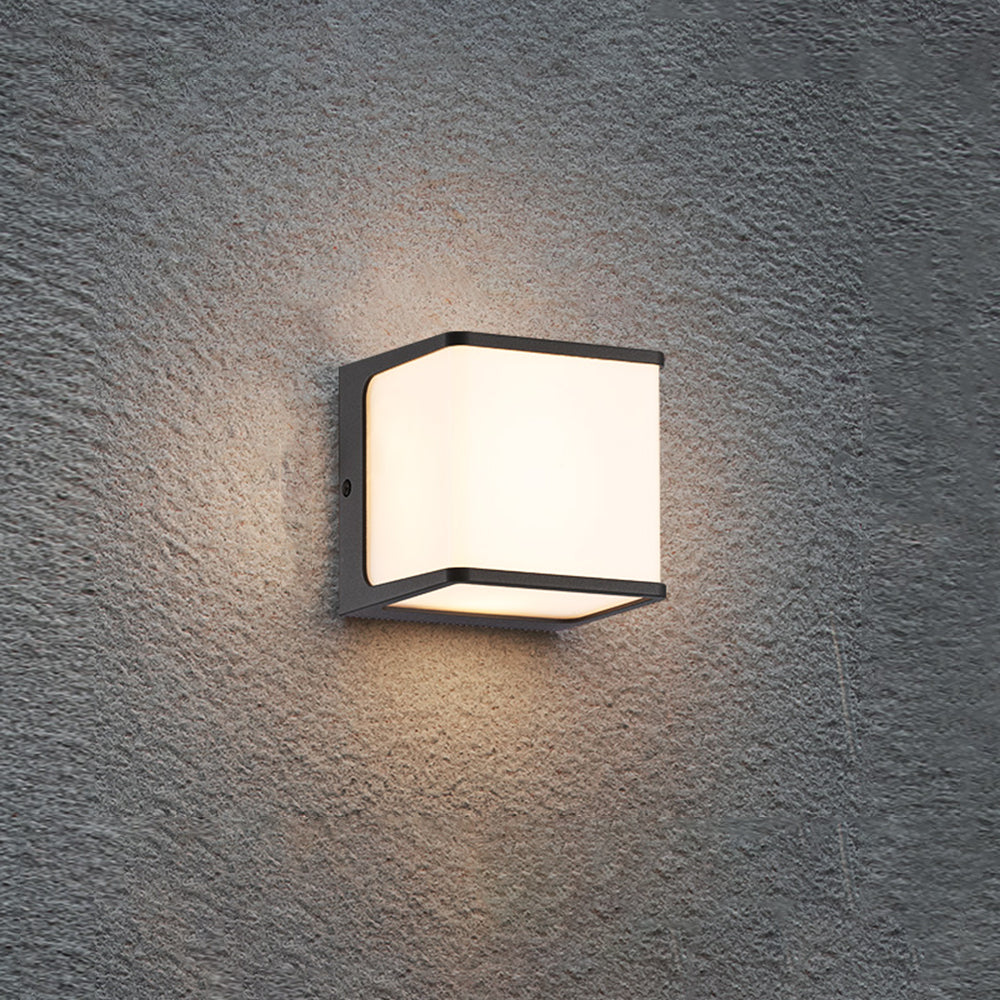 Ray Moderno Minimalista Rettangolare Sensore Solare Applique da Esterno