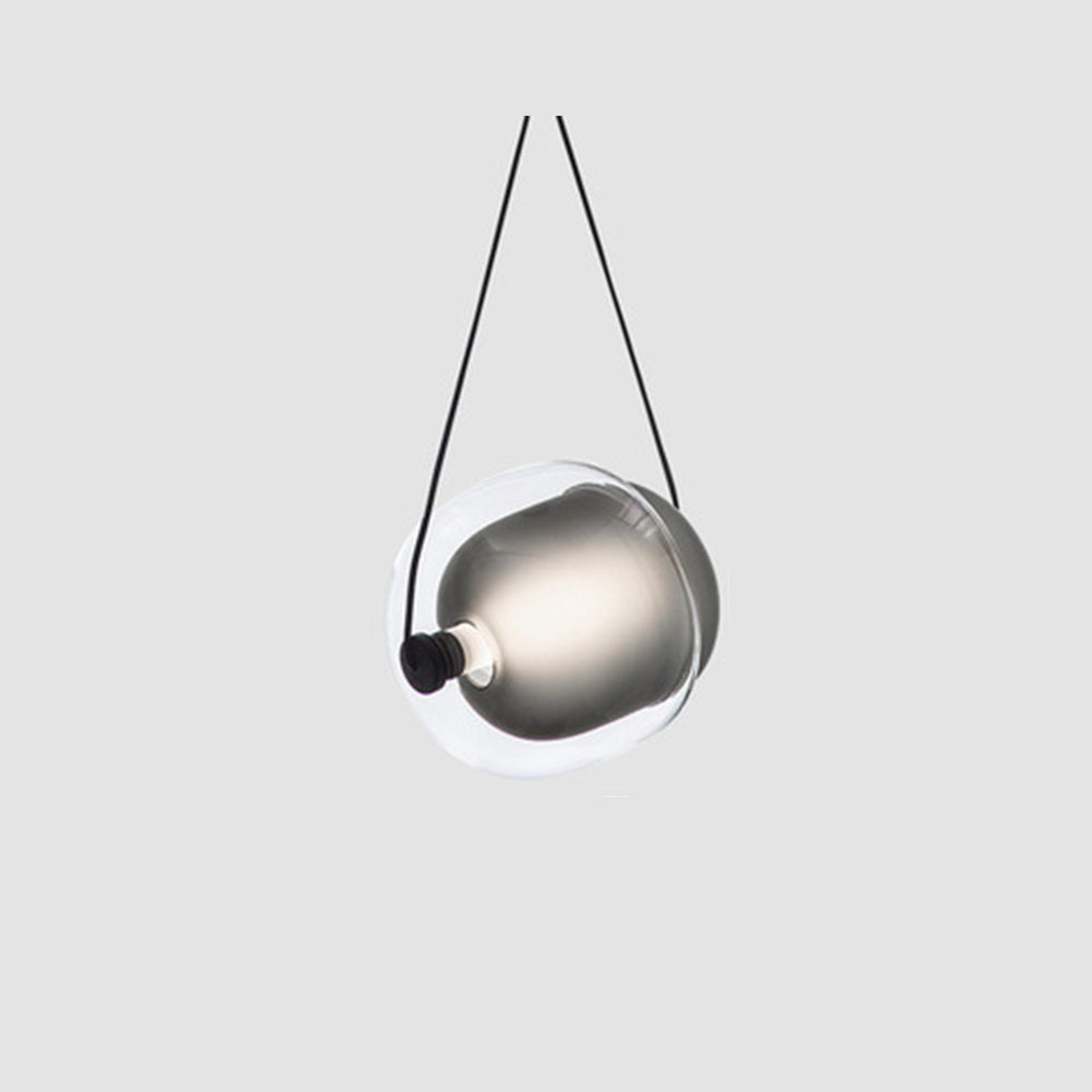 Valentina Moderni LED Bolla Vetro Lampade a Sospensione Blu/Giallo/Rosa/Grigio Fumo/Bianco/Chiaro Soggiorno/Camera da Letto