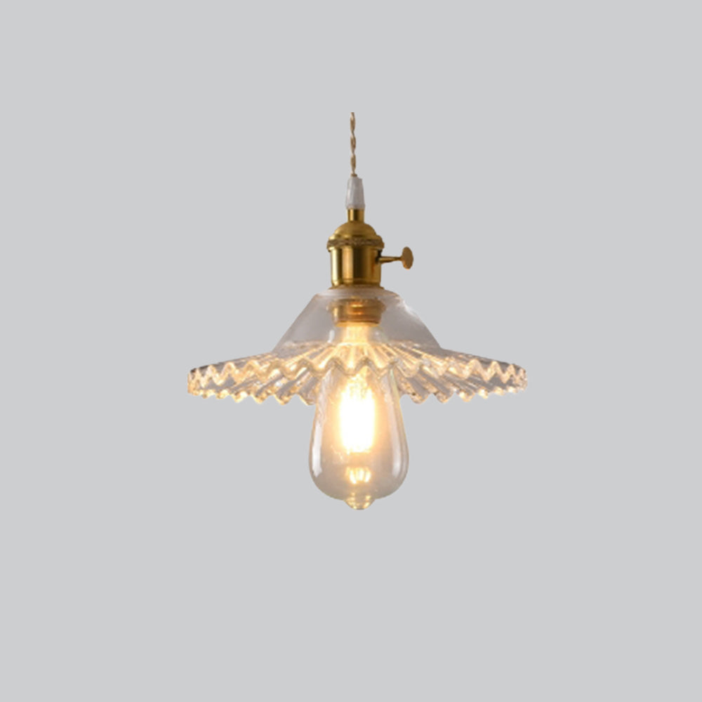 Valentina Arte Deco Soffiato Ottone/ Vetro Lampade a Sospensione