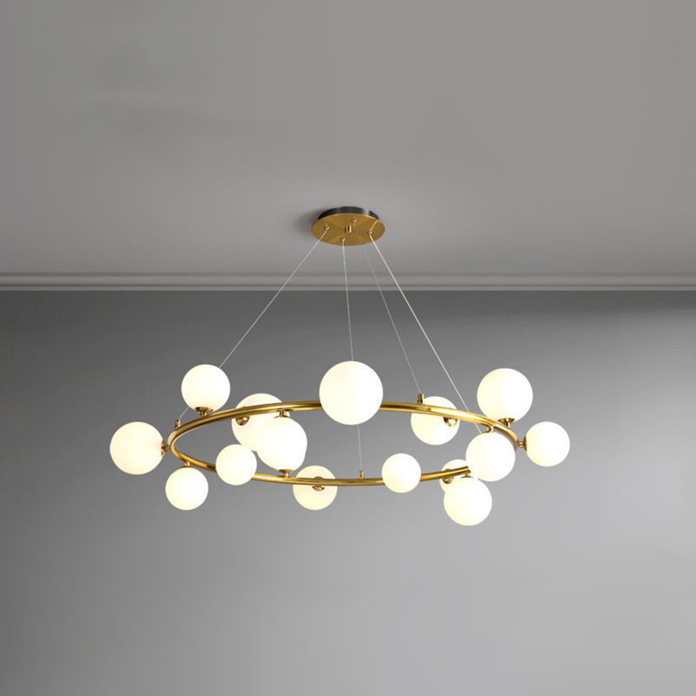 Valentina Moderno Minimalismo LED Lampade a Sospensione Metallo Vetro Oro/Nero Soggiorno/Camera da Letto/Sala da Pranzo