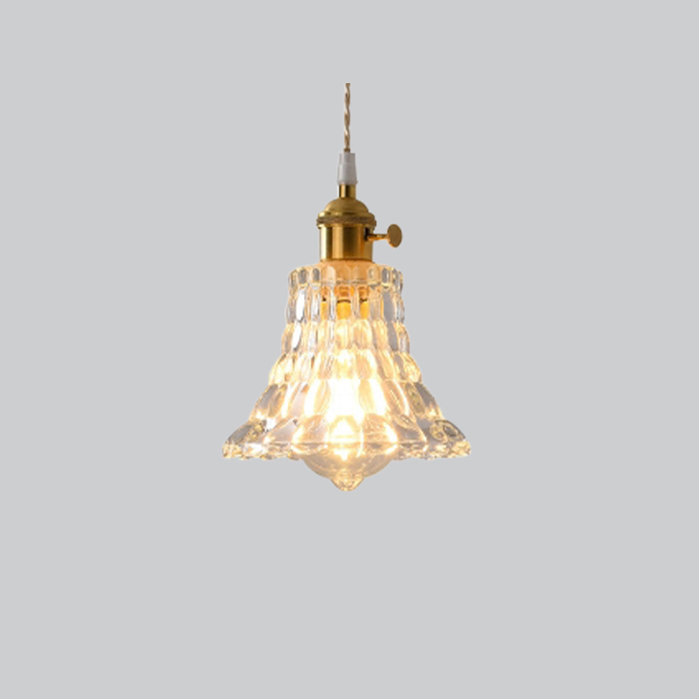 Valentina Arte Deco Soffiato Ottone/ Vetro Lampade a Sospensione
