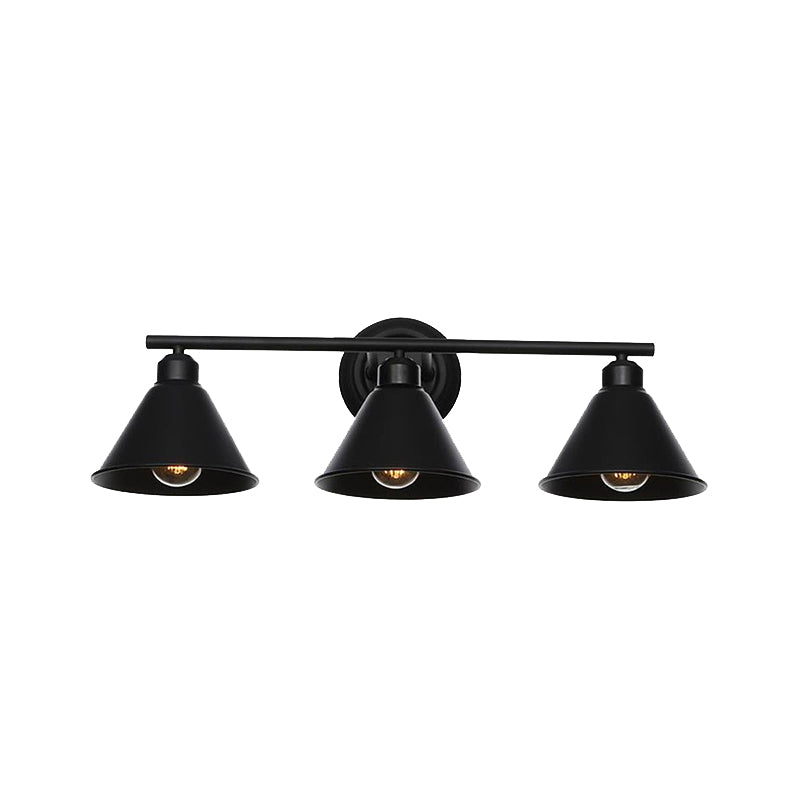 Alessio Design LED Applique Metallo Nera 4 Stile Sala da Pranzo/Soggiorno/Camera da Letto