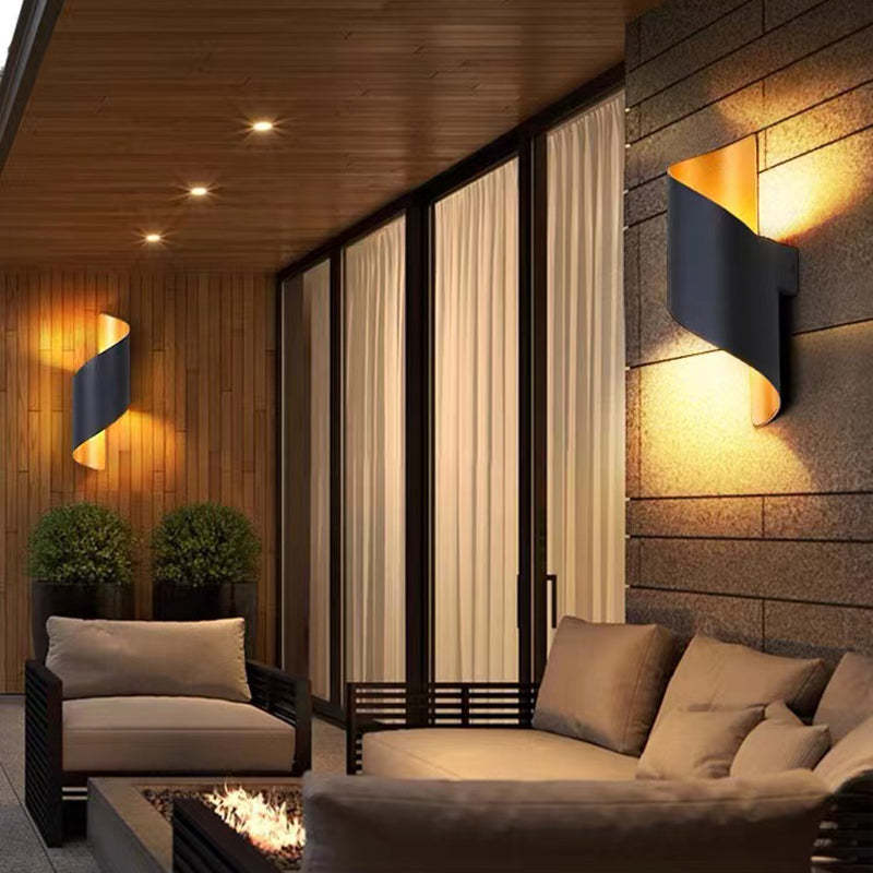 Orr Moderne LED Lampade da Interni Conchiglia Metallo Nero/Bianco/Oro