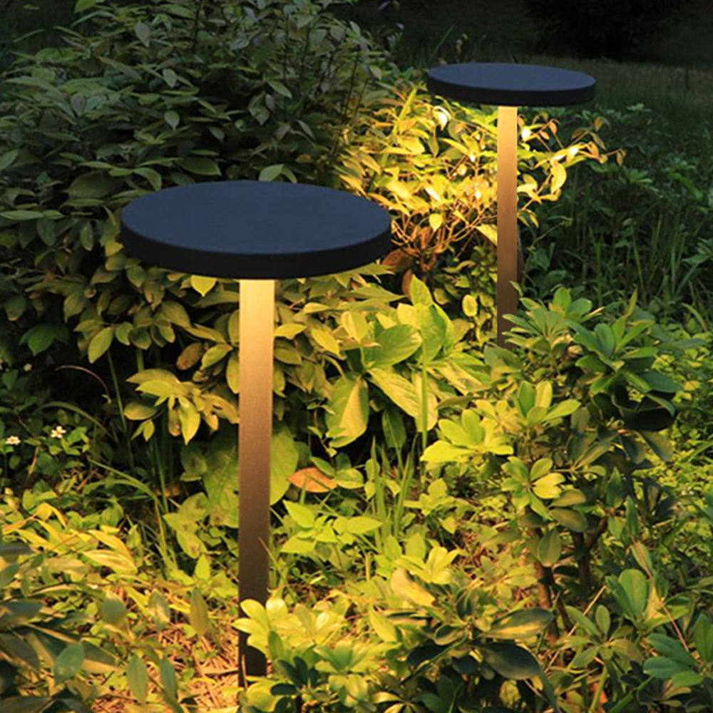 Ray Moderno Metallo Disco Solare Lampada da Esterna Giardino/Cortile