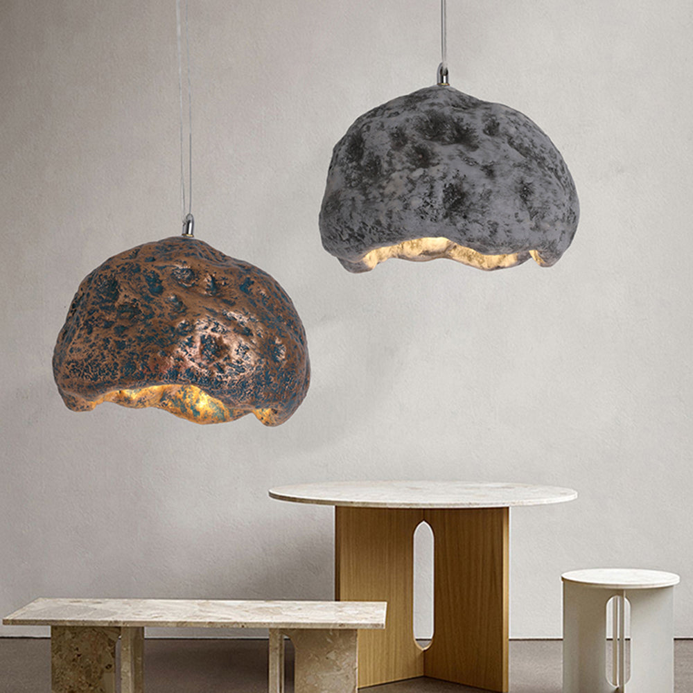 Avi Design Irregolare Resina Acrilico Lampade a Sospensione Ottone