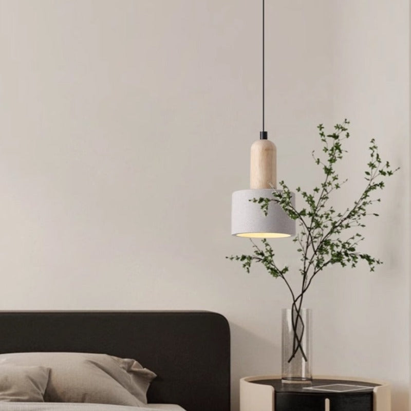 Ozawa Moderno Legno Vetro Sospensione Bianco Camera da Letto Soggiorno